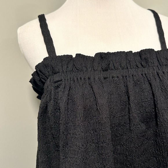 NWT Anthropologie Current Air Crinkle Babydoll Tank Top - Picture 3 of 4